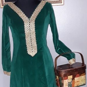 Vintage velvet dress